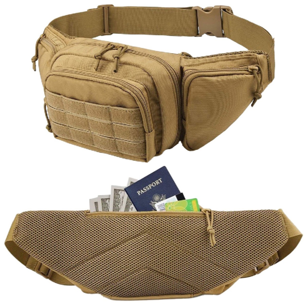 Edc Concealed Carry Holster - MOLLE Tactical Concealed Carry Fanny Pack