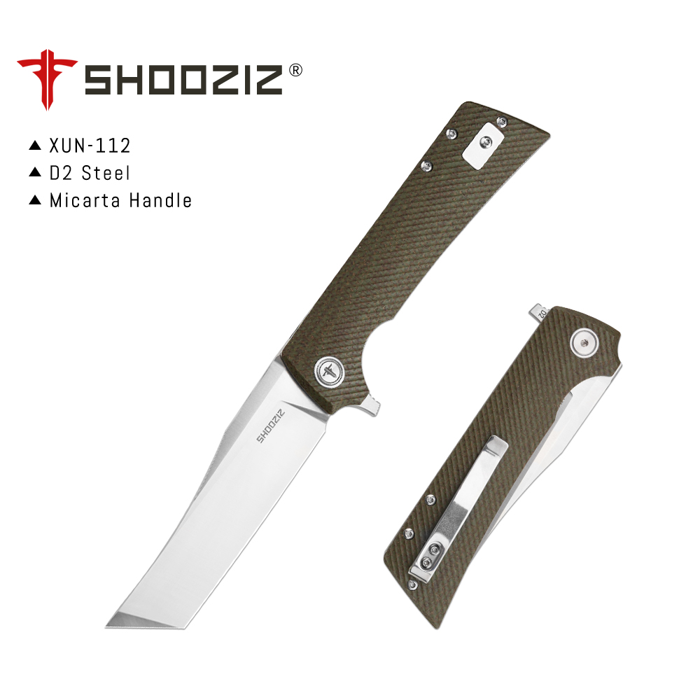 Shooziz XUN112 EDC Folding Kni - مراجعة Edc Carry Clip وسعره