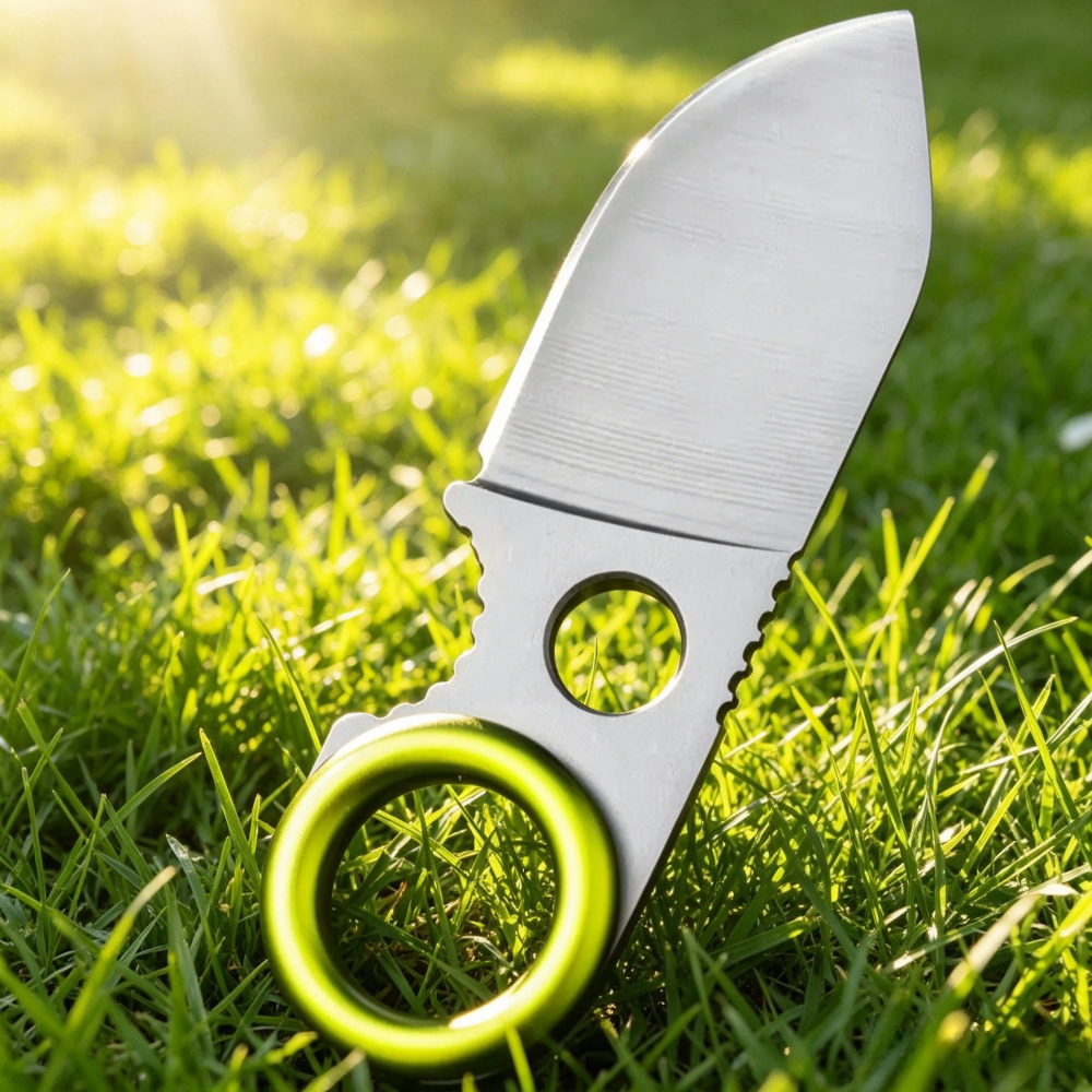 Mini Ring Fixed Blade Knife St - مراجعة Edc Carry Fixed Blade Knife وسعره