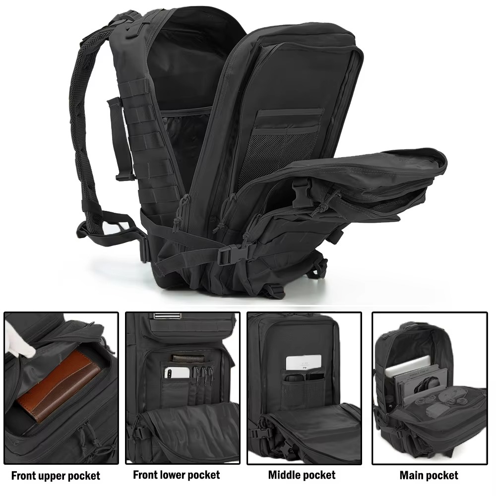 30L/50L Man Tactical Backpacks - مراجعة Edc Carry Items وسعره