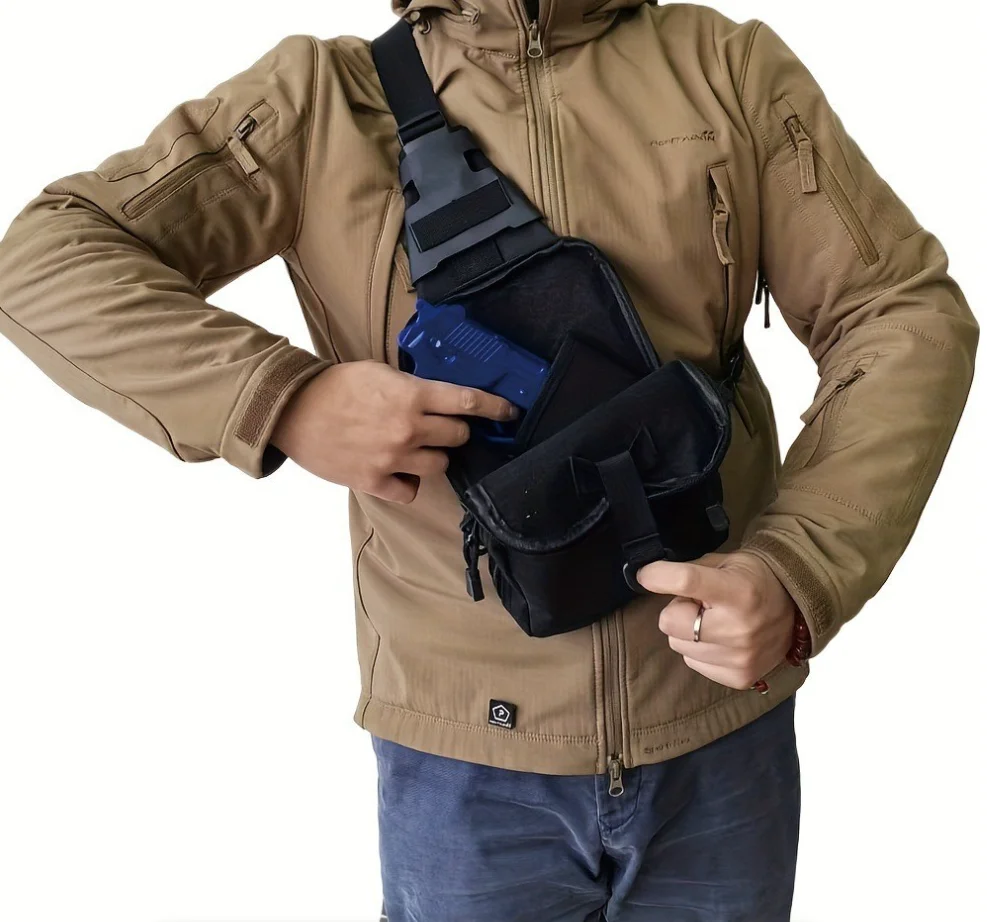 Tactical Concealed Carry Sling - مراجعة Edc Pistol Carry Bag وسعره