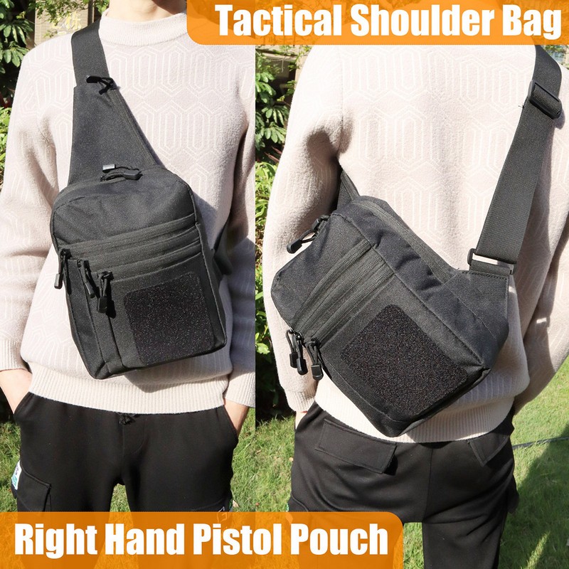 New Tactical Chest Bag Pistol  - مراجعة Edc Concealed Carry Backpack وسعره