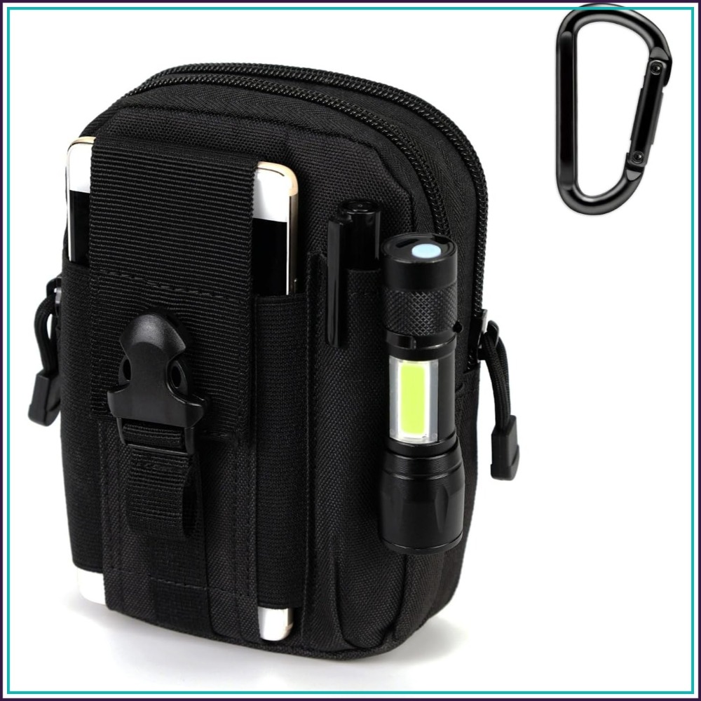 Tactical Waist Pouch MOLLE EDC - مراجعة Edc Carry Clip وسعره