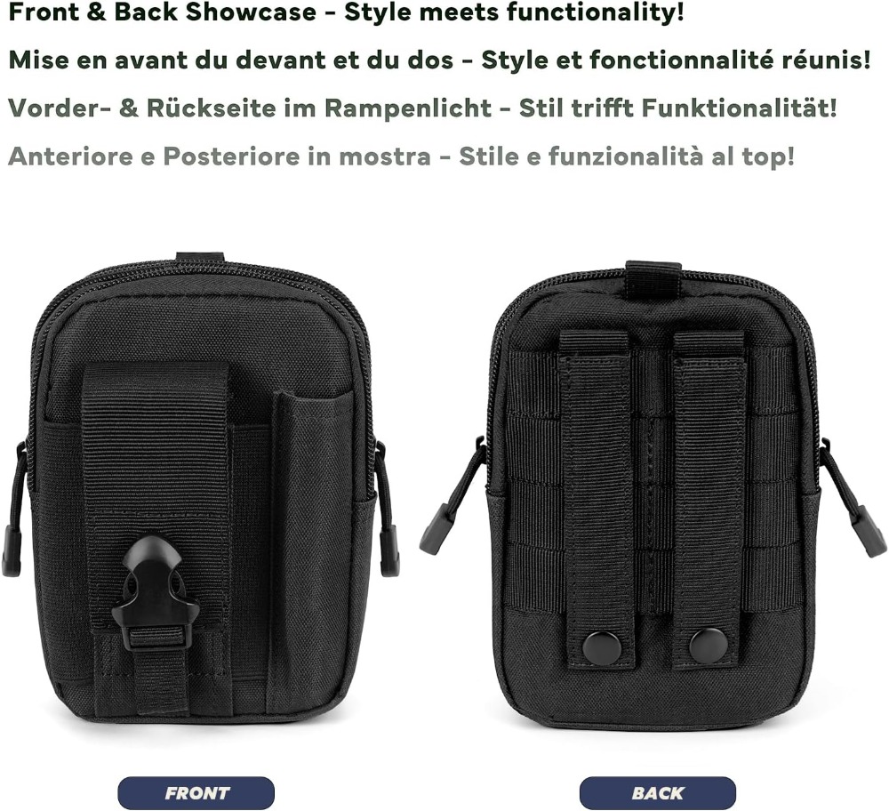 Tactical Waist Pouch MOLLE EDC - مراجعة Edc Carry Clip وسعره