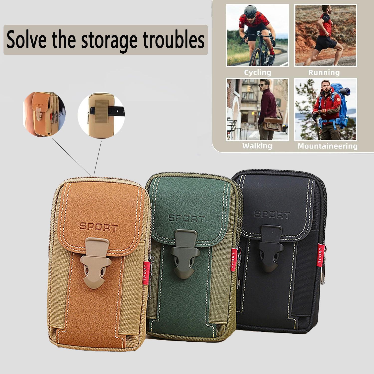TRALOW Multi Pocket EDC Waist  - مراجعة Edc Everyday Carry Bag وسعره