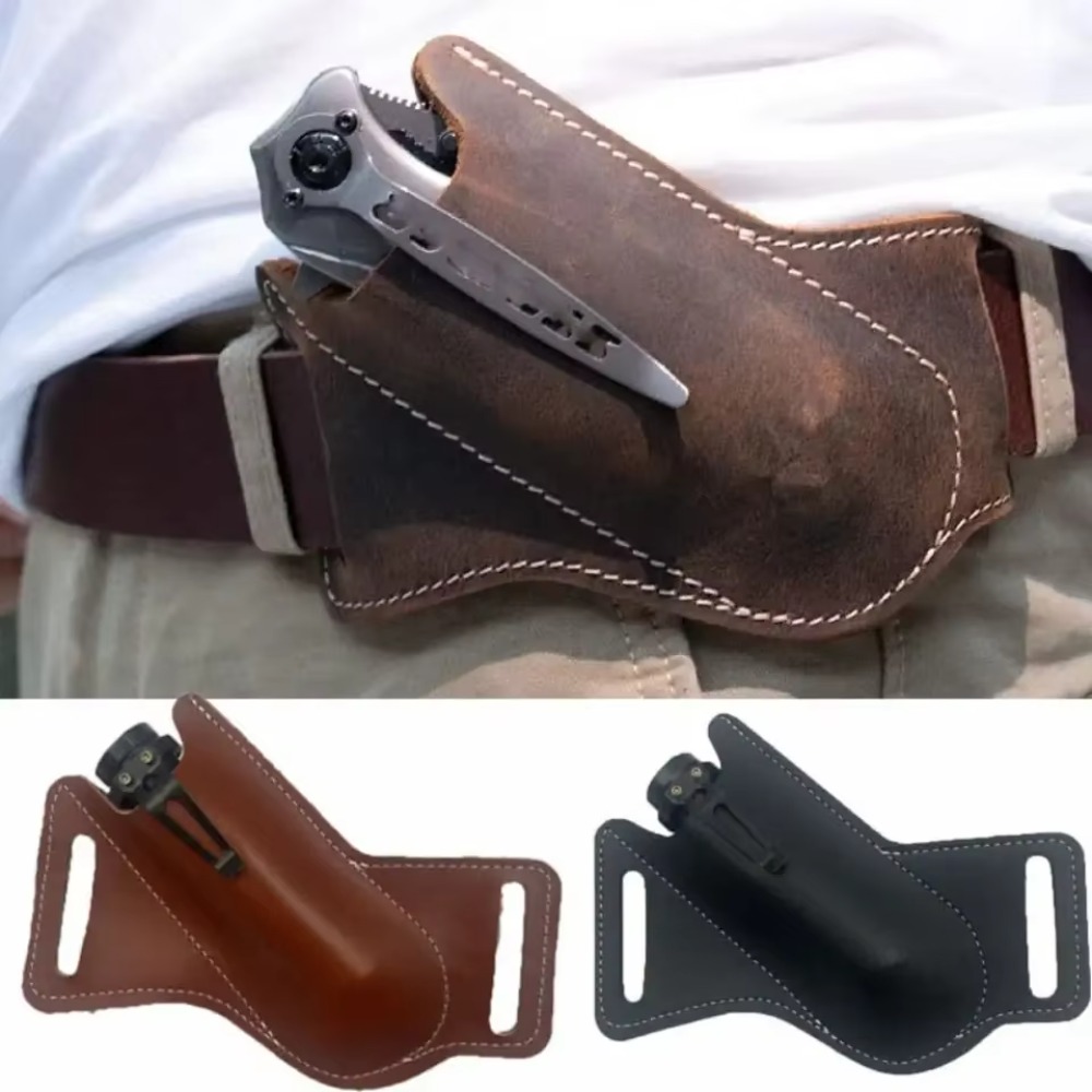 Premium Rugged Leather Knife S - مراجعة Edc Carry Clip وسعره