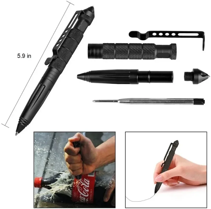 Military Tactical Pen Multifun - مراجعة Pen Tactical Glass وسعره