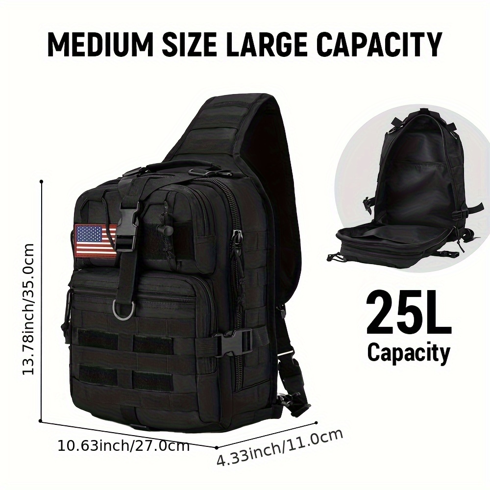 1pc 6.6gal Tactical Sling Back - مراجعة Edc Everyday Carry Bag وسعره
