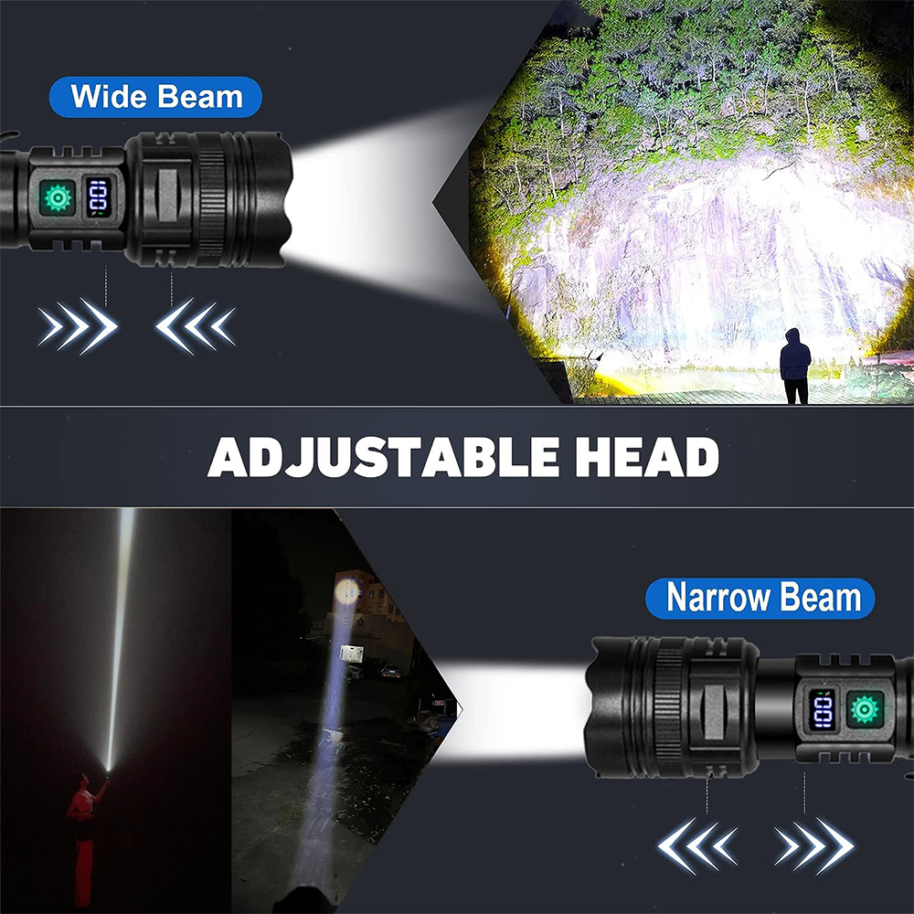 High Power LED Flashlight USB  - مراجعة Edc Carry Pen وسعره