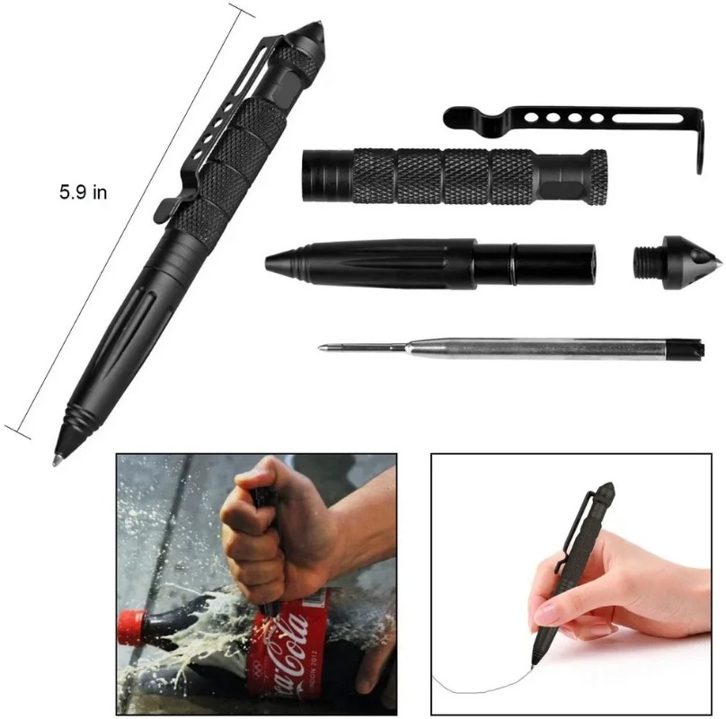Military Tactical Pen Aluminum - مراجعة Pen Tactical Glass وسعره