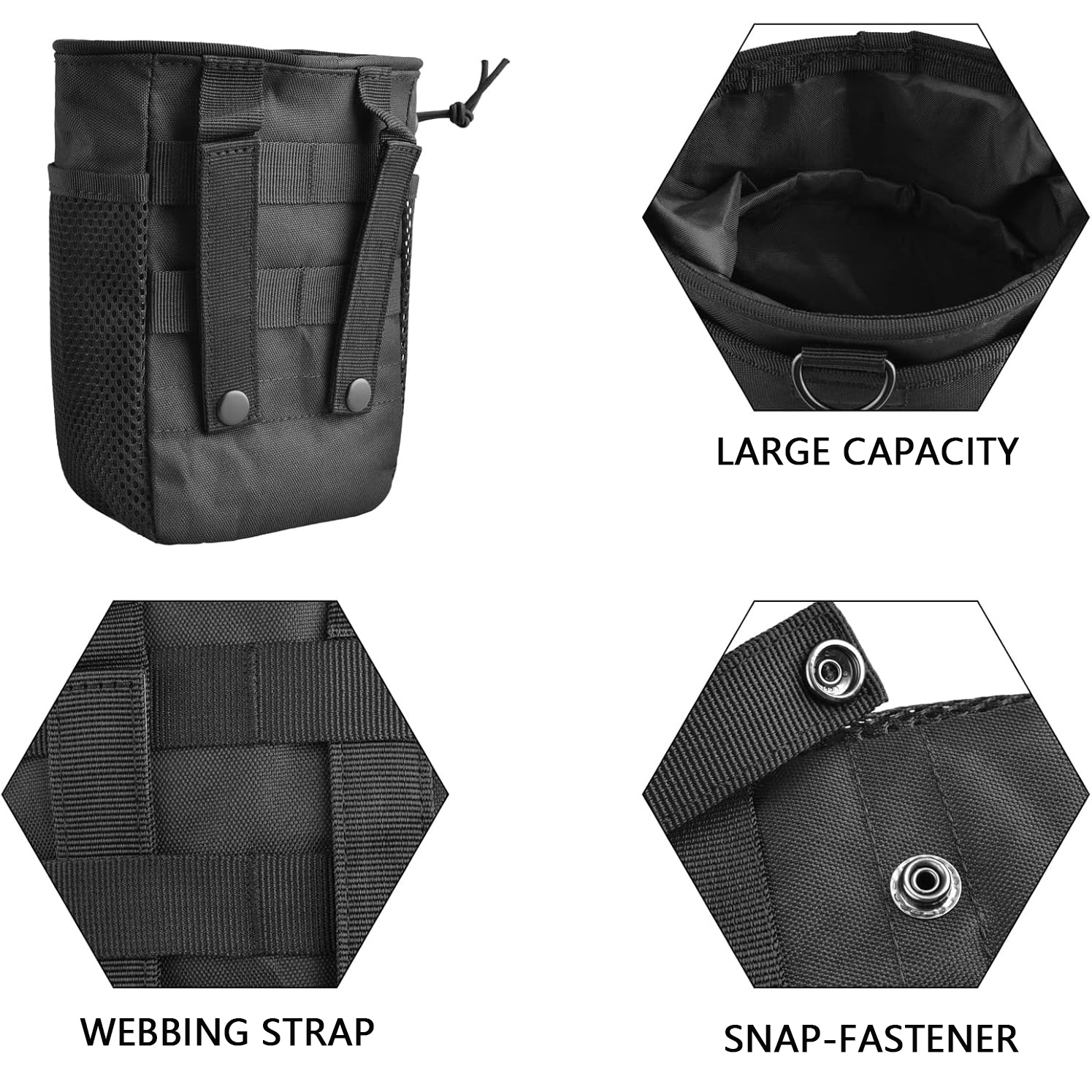 CZHIYAO Durable Molle Dump Pou - مراجعة Edc Everyday Carry Bag وسعره