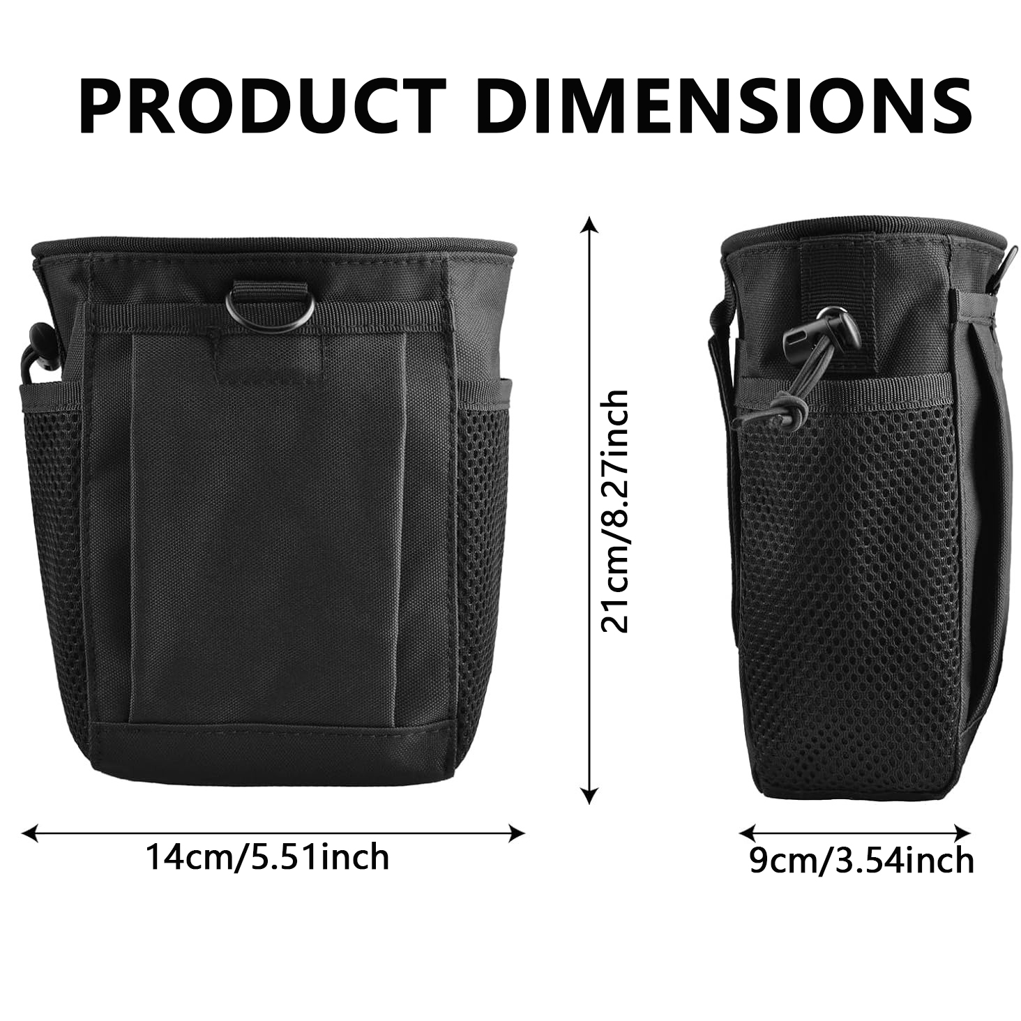 CZHIYAO Durable Molle Dump Pou - مراجعة Edc Everyday Carry Bag وسعره