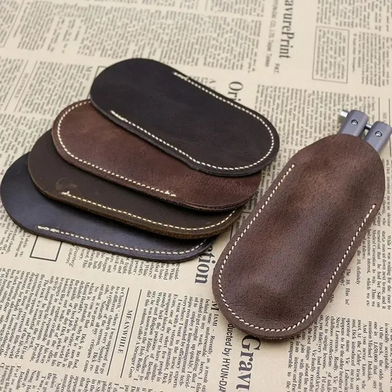 Leather small knife cover carr - مراجعة Edc Carry Clip وسعره