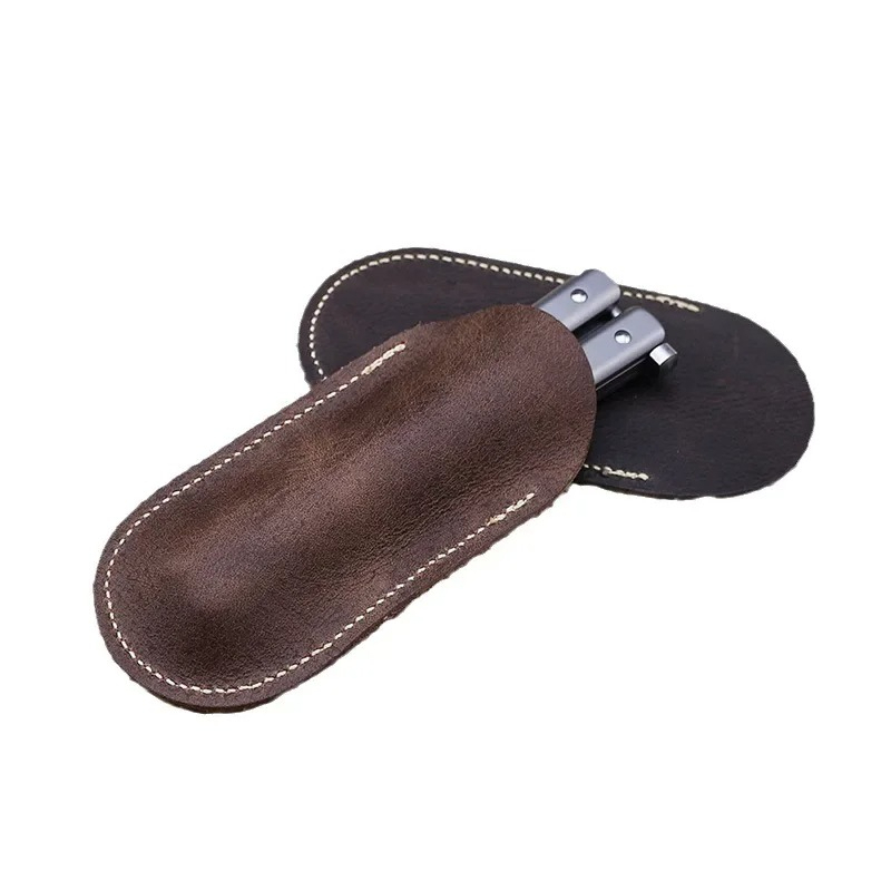 Leather small knife cover carr - مراجعة Edc Carry Clip وسعره