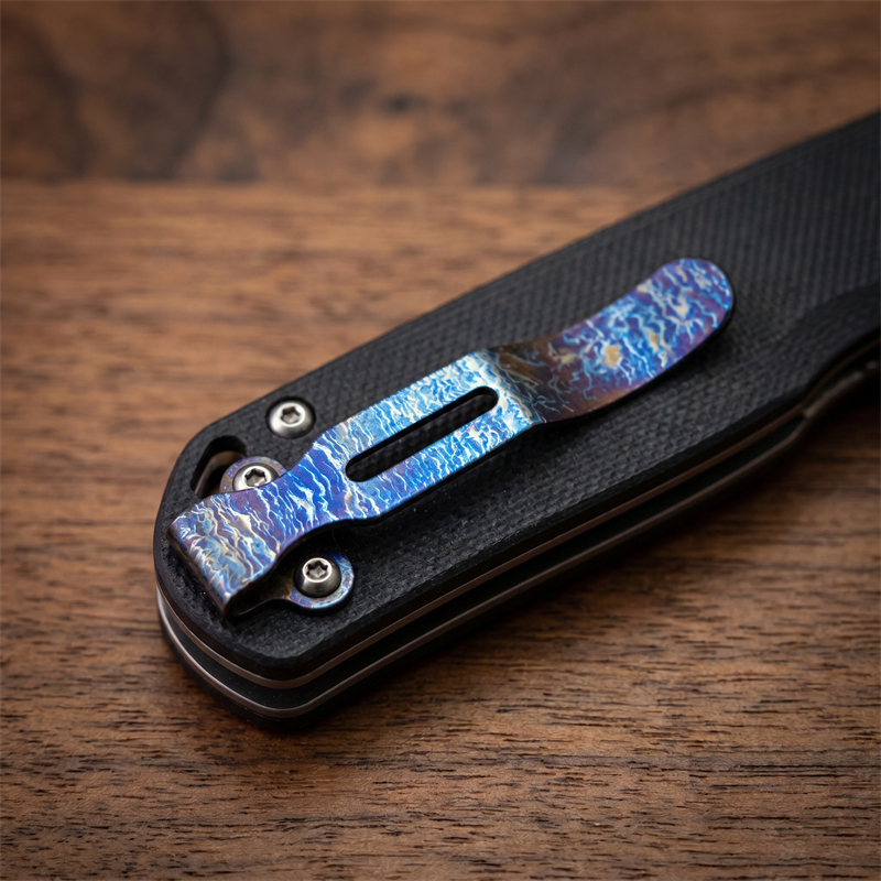Titanium alloy folding knife p - مراجعة Edc Carry Clip وسعره