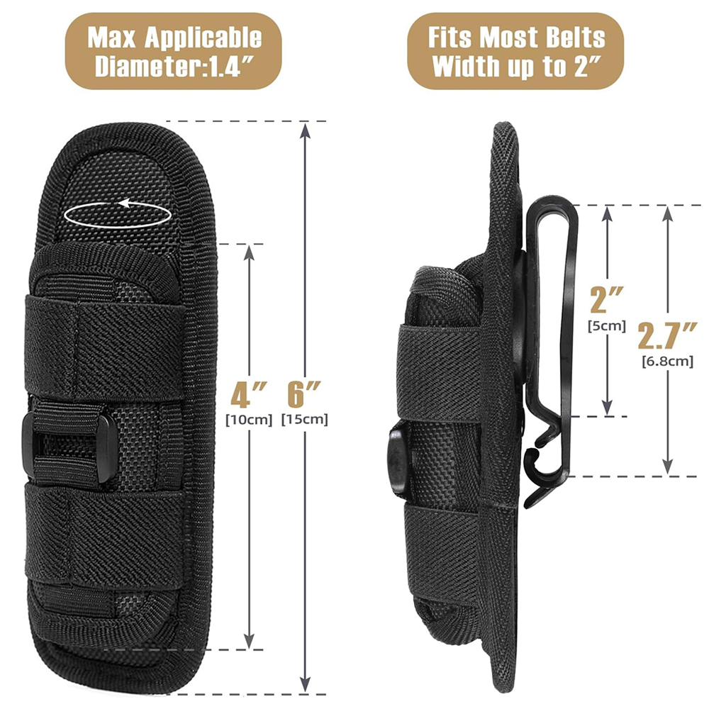 Tactical Flashlight Pouch Hols - مراجعة Appendix Carry Edc وسعره