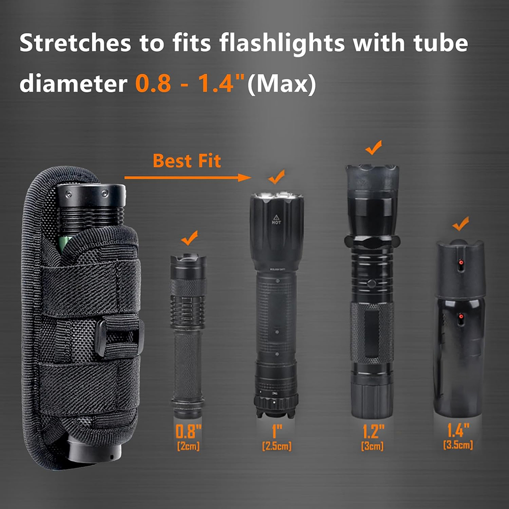 Tactical Flashlight Pouch Hols - مراجعة Appendix Carry Edc وسعره