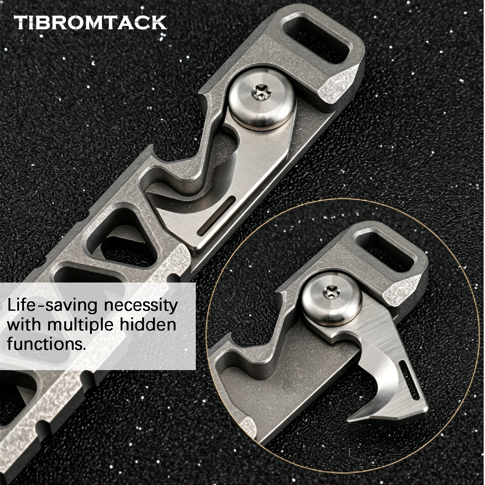 TIBROMTACK Titanium Multi-Func - مراجعة Edc Carry Co وسعره