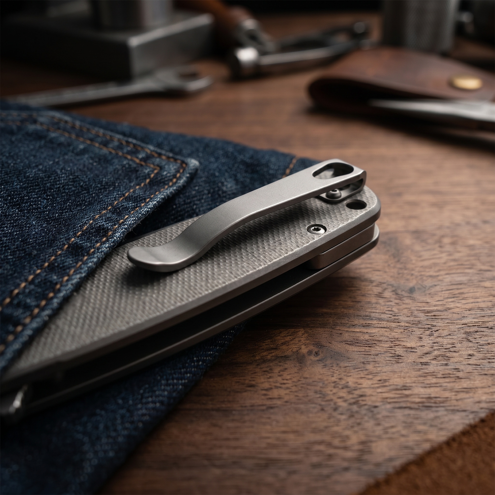 TC4 Titanium Pocket Clip For C - مراجعة Edc Carry Clip وسعره