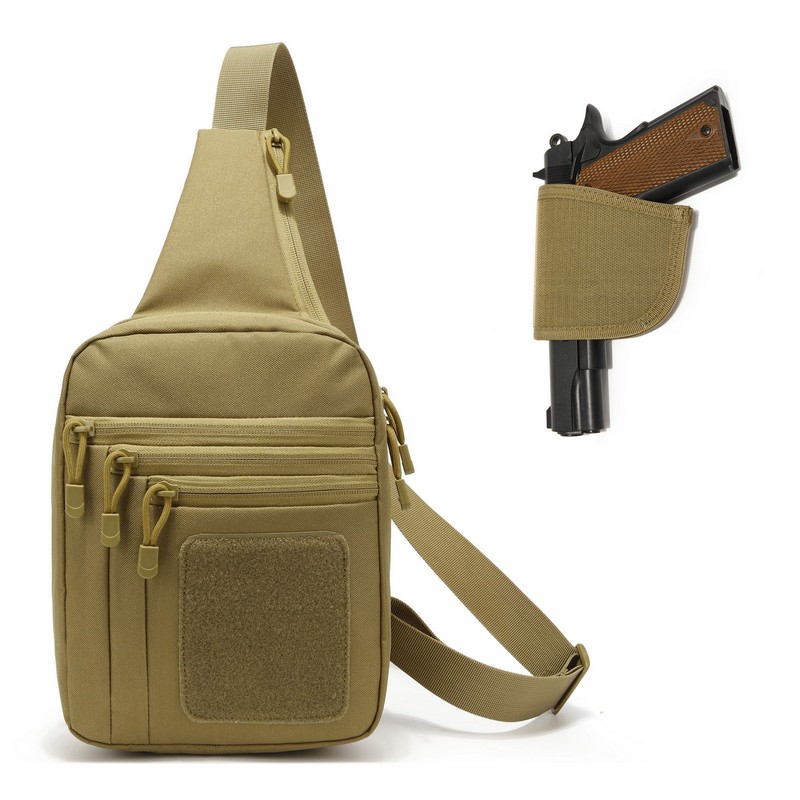 New Tactical Chest Bag Pistol  - مراجعة Edc Concealed Carry Backpack وسعره