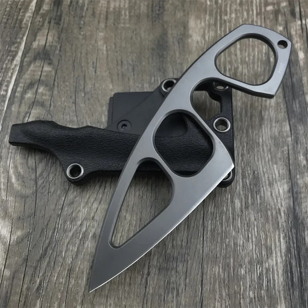 High Hardness Neck Knife 440C  - مراجعة Edc Pocket Carry Fixed Blade وسعره