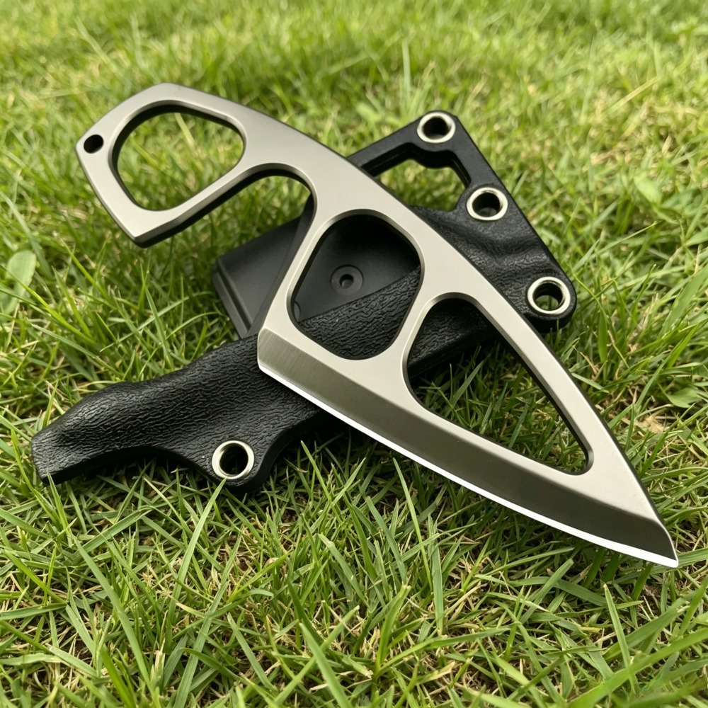 High Hardness Neck Knife 440C  - مراجعة Edc Pocket Carry Fixed Blade وسعره