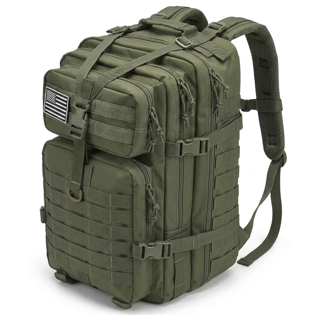 Men 45L Tactical Backpack Moll - مراجعة Edc Everyday Carry Bag وسعره