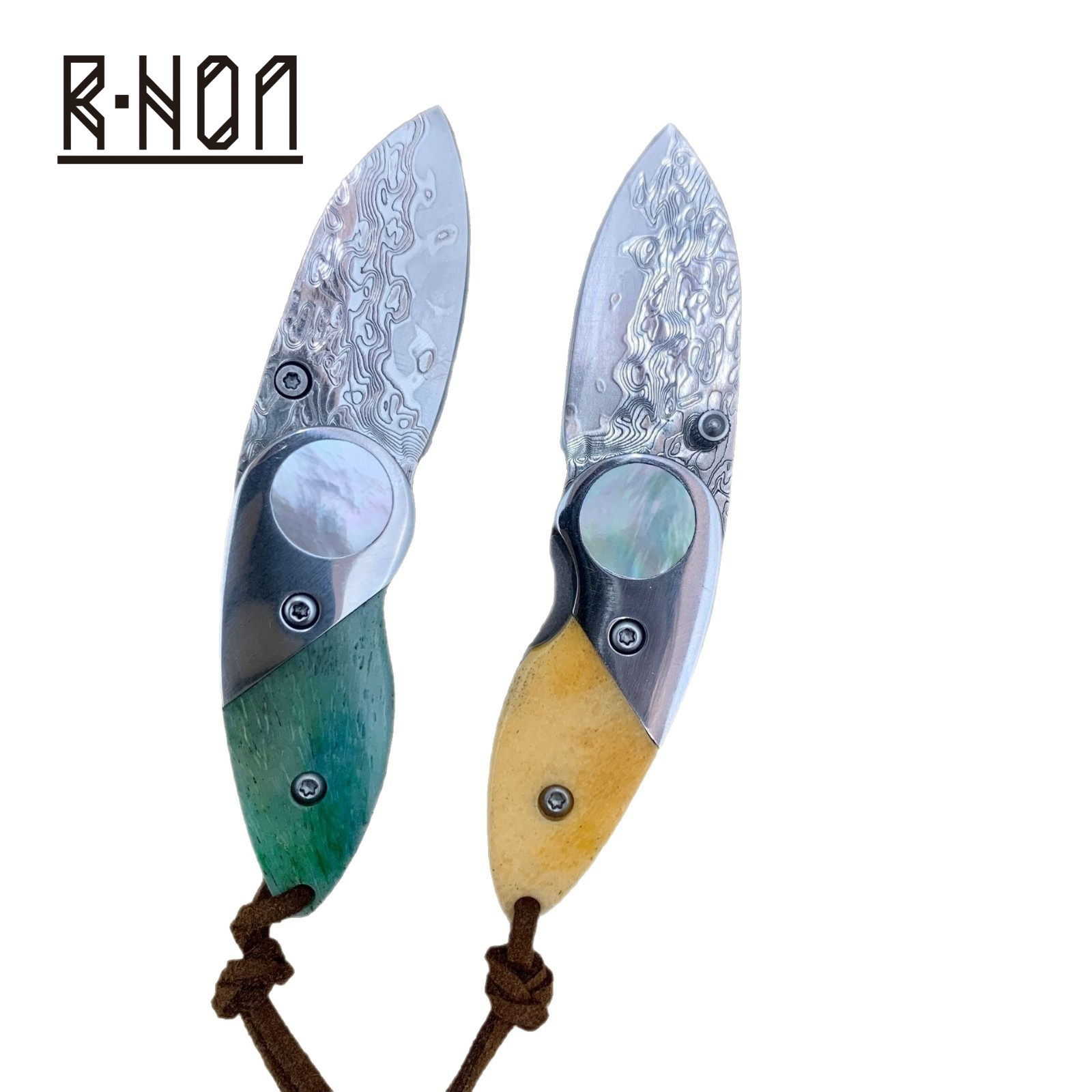RHON Mini Size Thumb Open Pock - مراجعة Edc Pocket Carry Fixed Blade وسعره