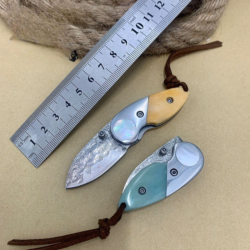 RHON Mini Size Thumb Open Pock - مراجعة Edc Pocket Carry Fixed Blade وسعره