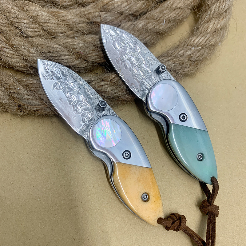 RHON Mini Size Thumb Open Pock - مراجعة Edc Pocket Carry Fixed Blade وسعره