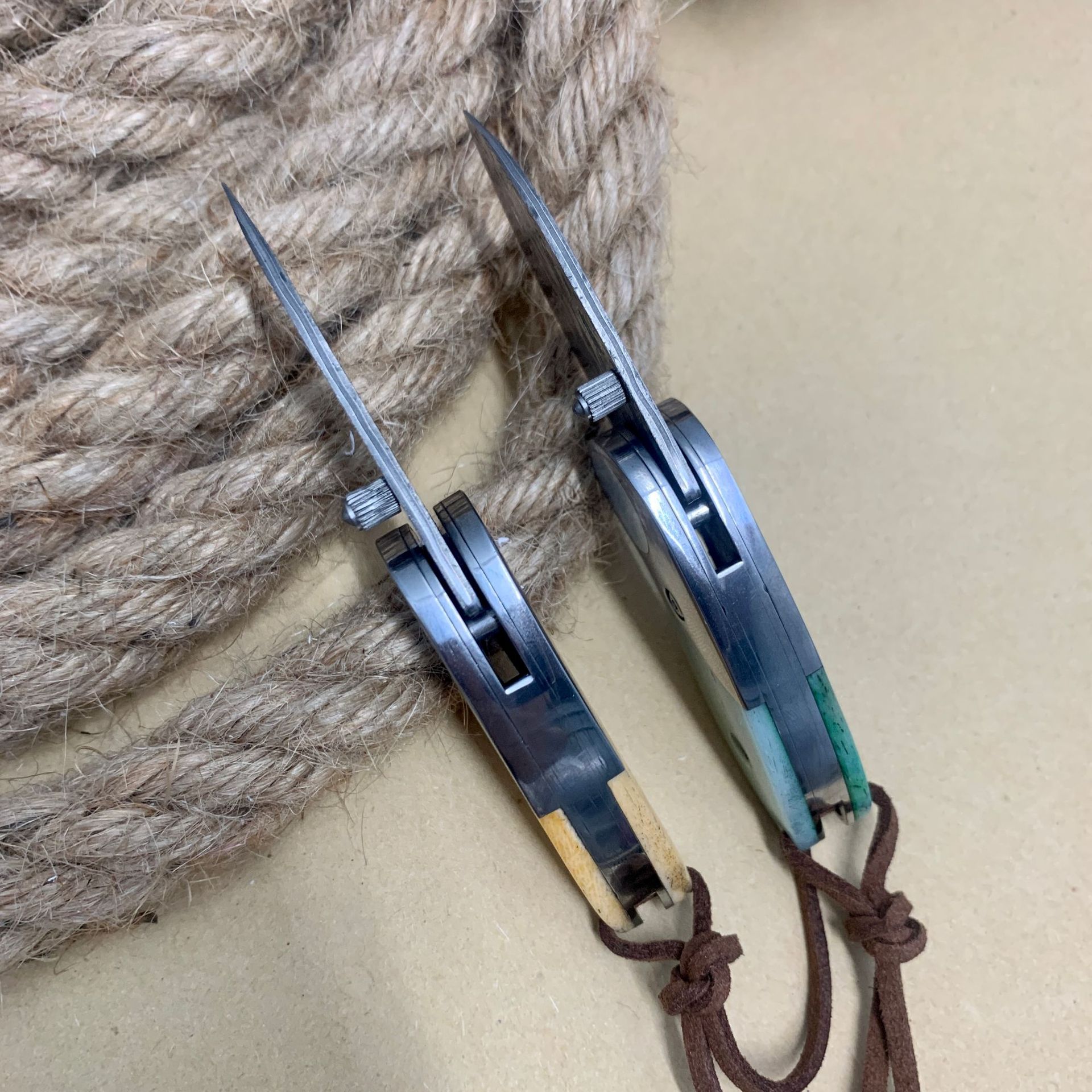 RHON Mini Size Thumb Open Pock - مراجعة Edc Pocket Carry Fixed Blade وسعره