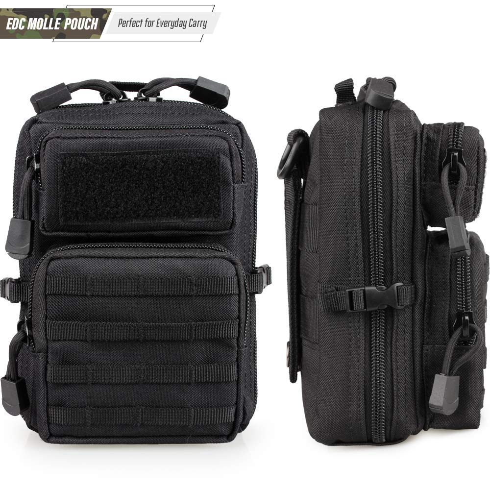 Tactical MOLLE Utility Pouch M - مراجعة Appendix Carry Edc وسعره