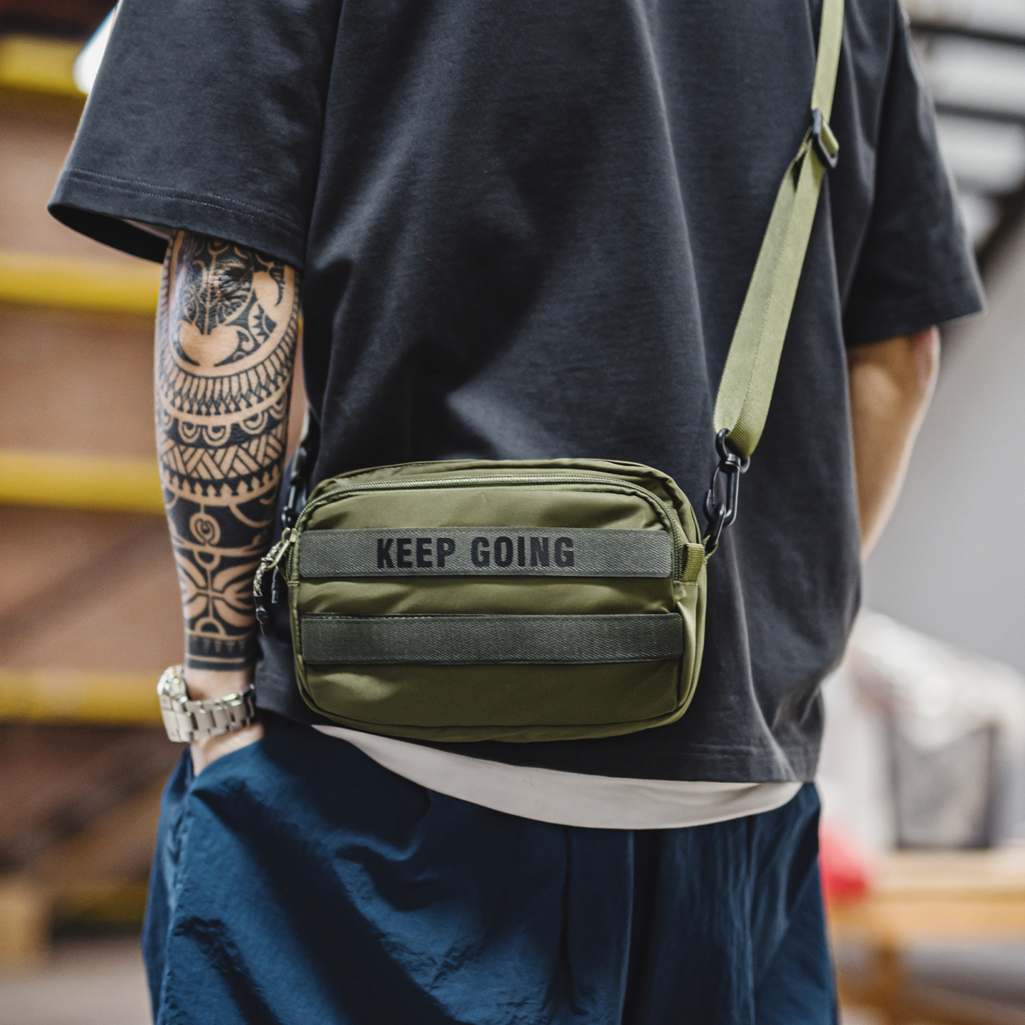 Maden Men's Crossbody Bag Mili - مراجعة Edc Everyday Carry Bag وسعره