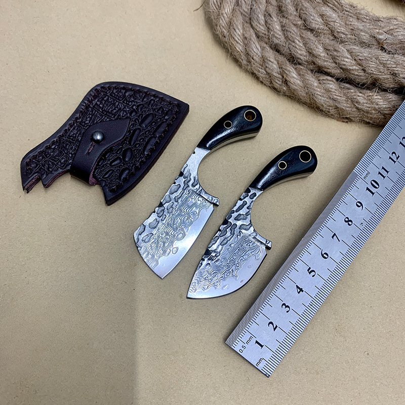 RHON 40MM Mini Full Tang Blade - مراجعة Edc Pocket Carry Fixed Blade وسعره