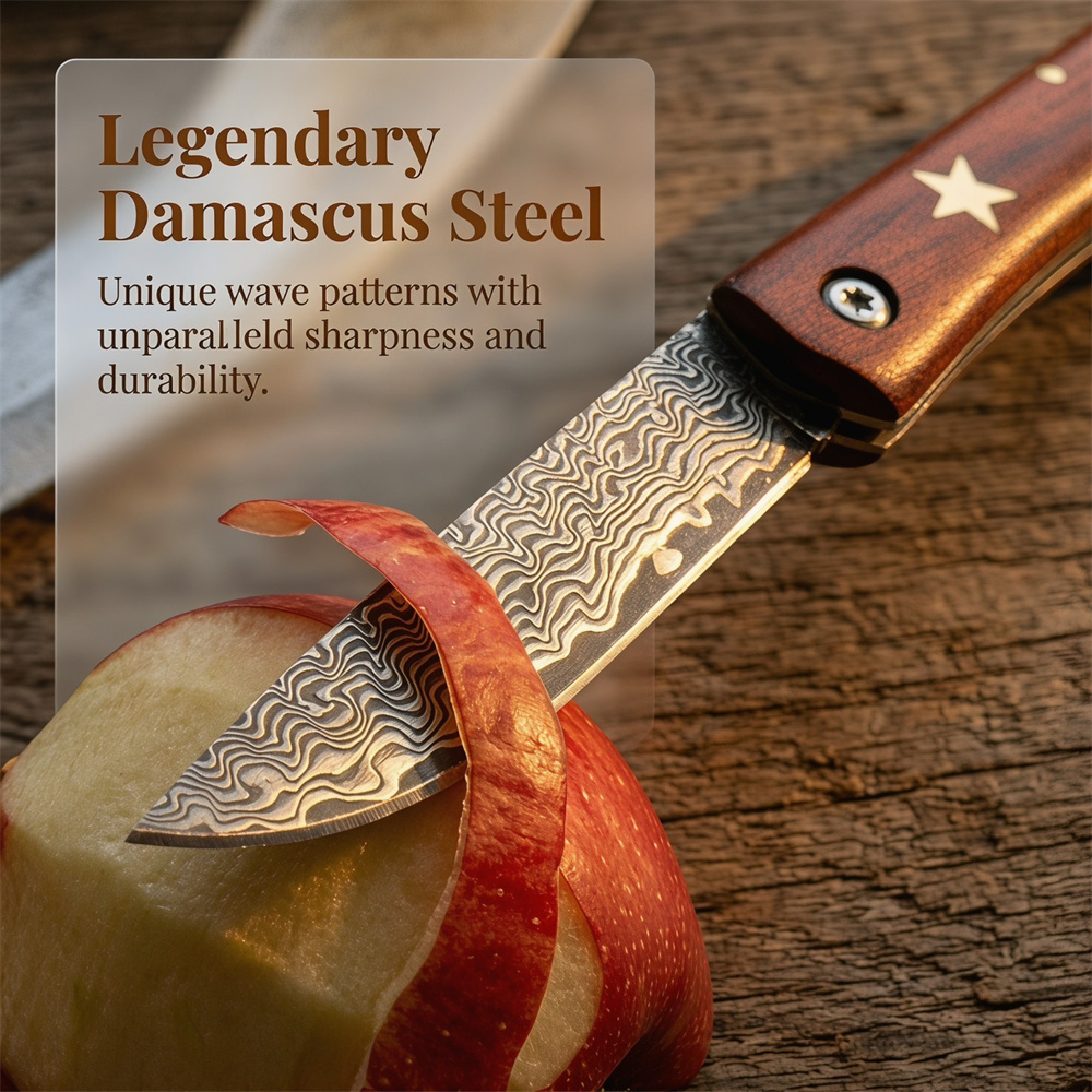 Compact Outdoor Survival Damas - مراجعة Edc Pocket Carry Fixed Blade وسعره