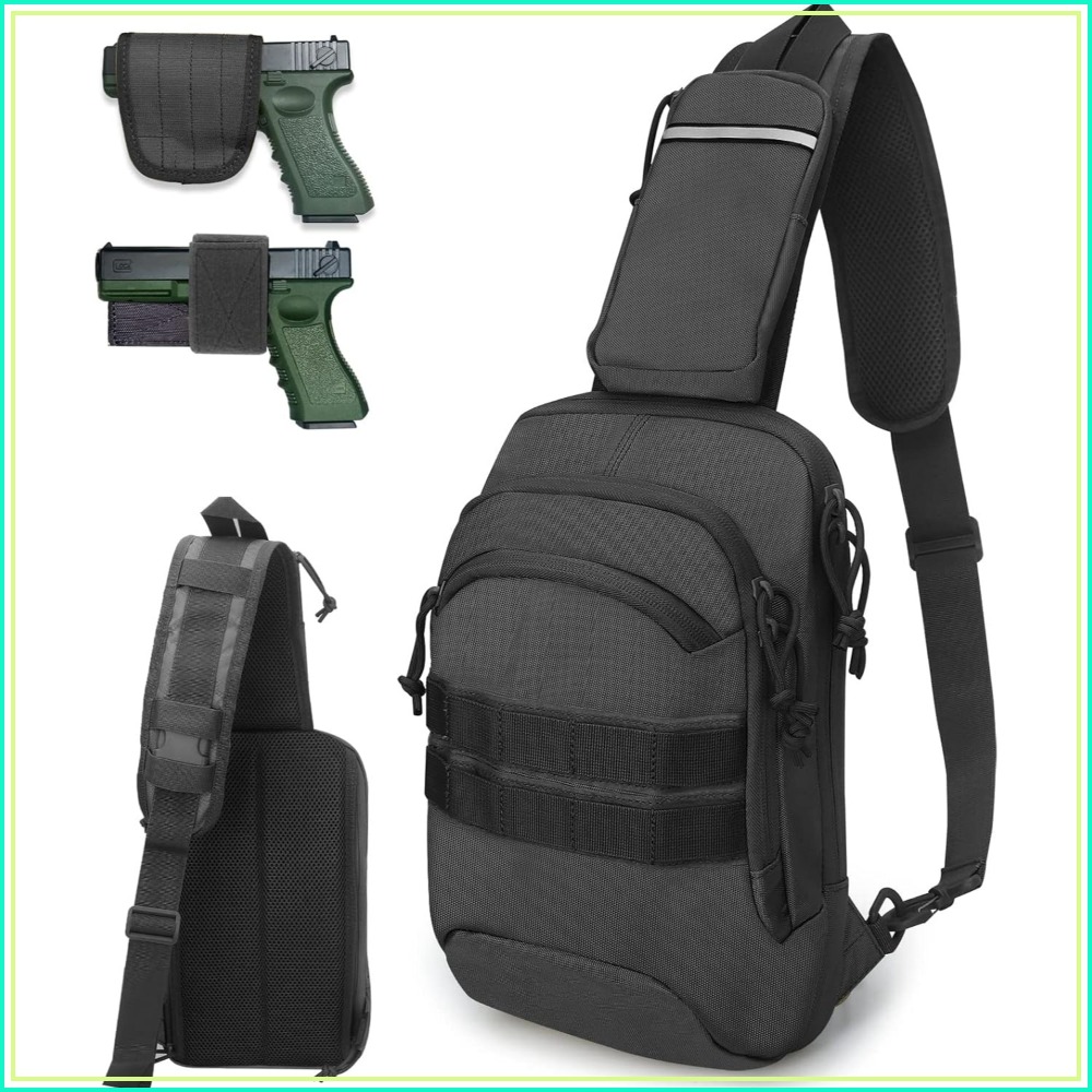 Tactical Sling Chest Bag EDC S - مراجعة Edc Concealed Carry Backpack وسعره