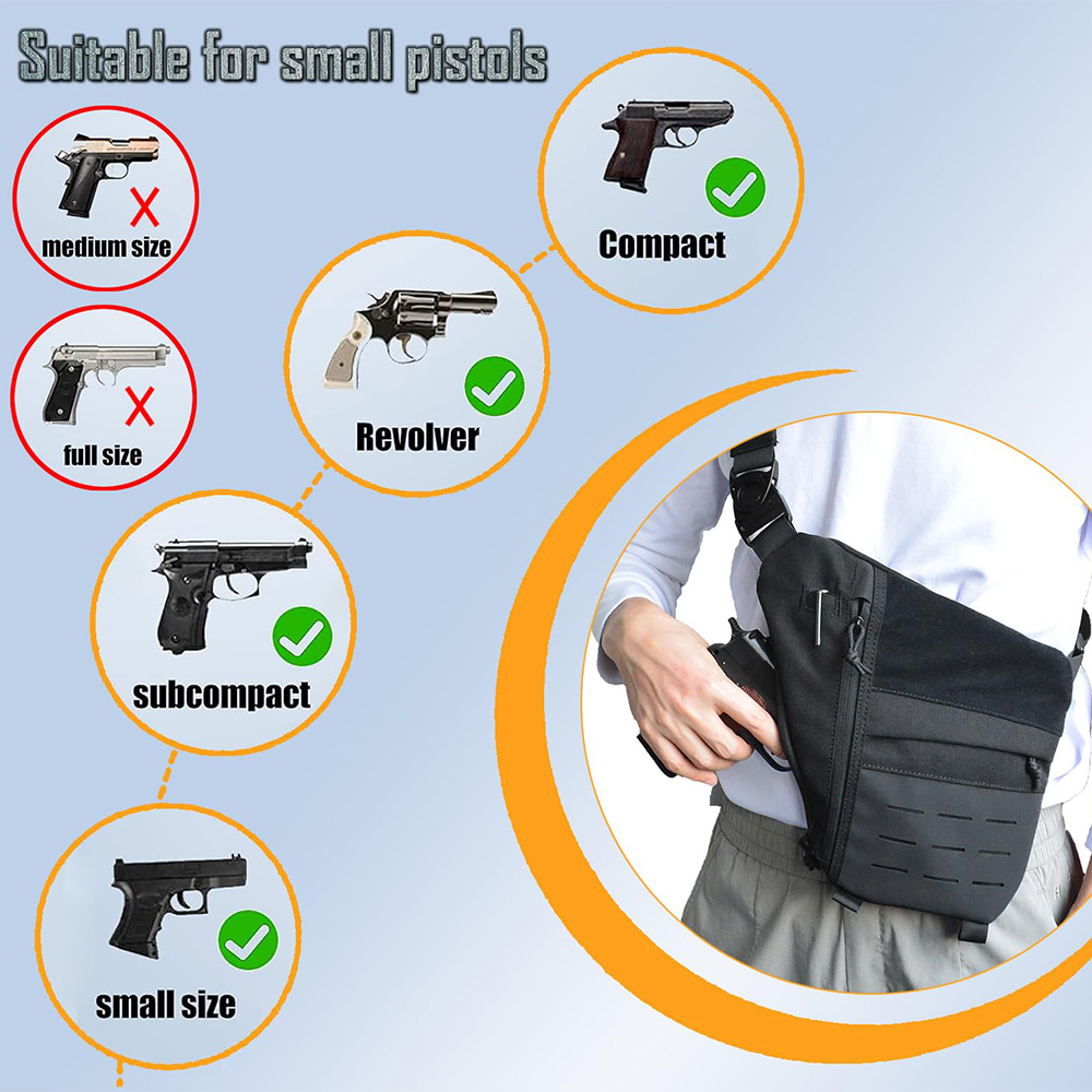 Tactical Bag Concealed Gun Bag - مراجعة Edc Concealed Carry Backpack وسعره